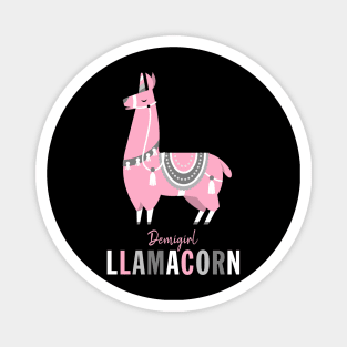 DemiGirl Llamacorn Magnet